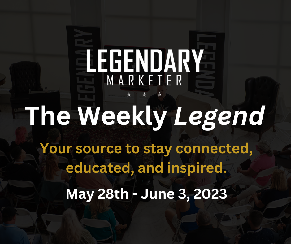 The Weekly Legend May 28th-June 3rd